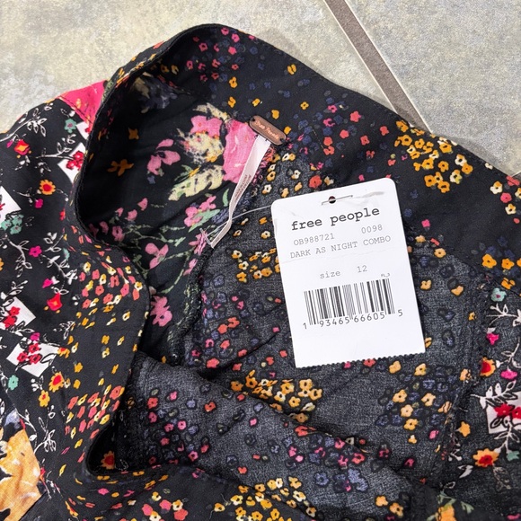 NWTfree people forever flirt Maxi skirt Sz 12 Boho Cottagecore Grunge Whimsigoth - Picture 7 of 12